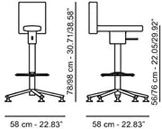 360 Swivel stool - MyConcept Hong Kong