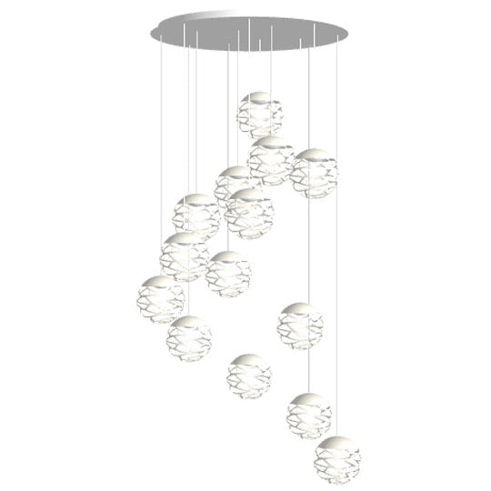 14 Lights Round Cluster - MyConcept Hong Kong