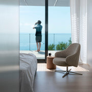 DUA Lounge Chair - Swivel trestle - MyConcept Hong Kong