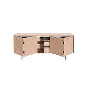 SM 544 Sideboard (2 Folding Doors/1 Long Shelf/3 Short Shelves/2 Drawers) - MyConcept Hong Kong