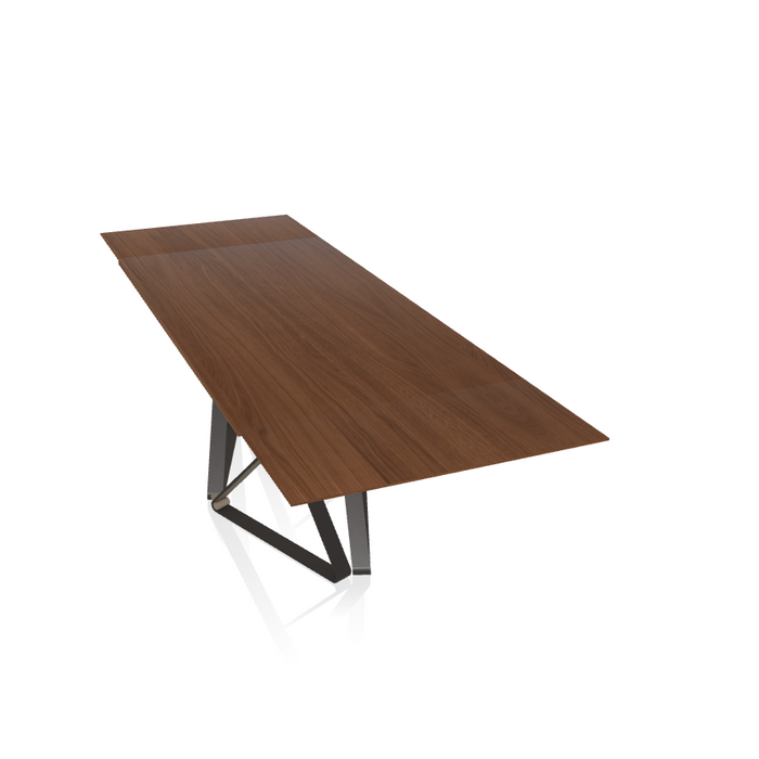 Delta Rectangular With Extensions Wood Table