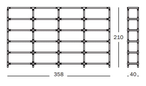 Steelwood Shelving System 5x4 H.210 cm - MyConcept Hong Kong