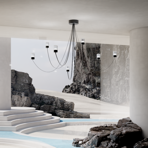 Gravity chandelier online