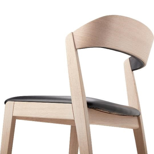 SM 826 Upholstered Wooden Back Dining Chair