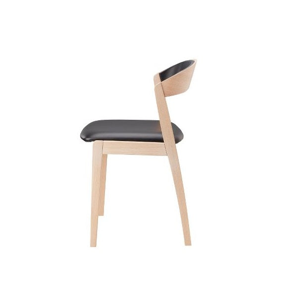SM 826 Upholstered Wooden Back Dining Chair