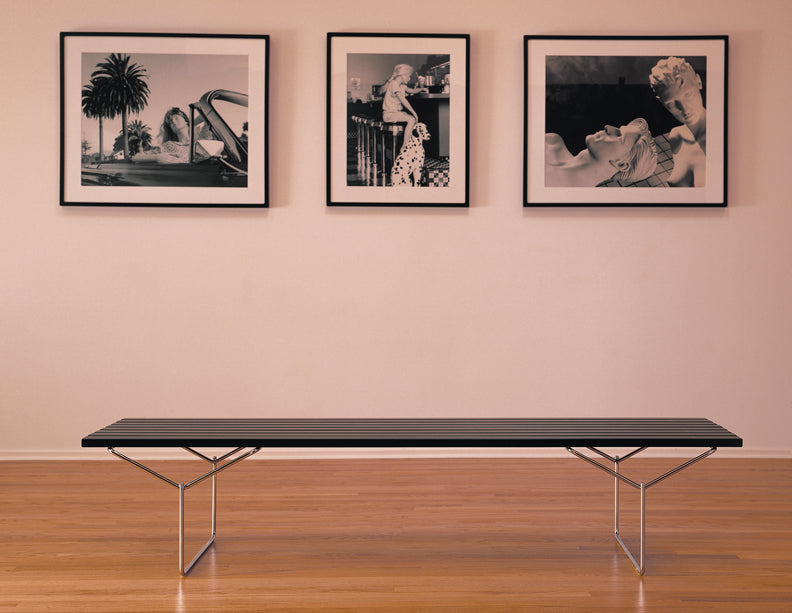 Bertoia Bench with Painted Slats - MyConcept Hong Kong