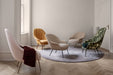 BAT LOUNGE CHAIR - FULLY UPHOLSTERED, LOW BACK, CONIC BASE - MyConcept Hong Kong