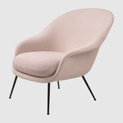 BAT LOUNGE CHAIR - FULLY UPHOLSTERED, LOW BACK, CONIC BASE - MyConcept Hong Kong