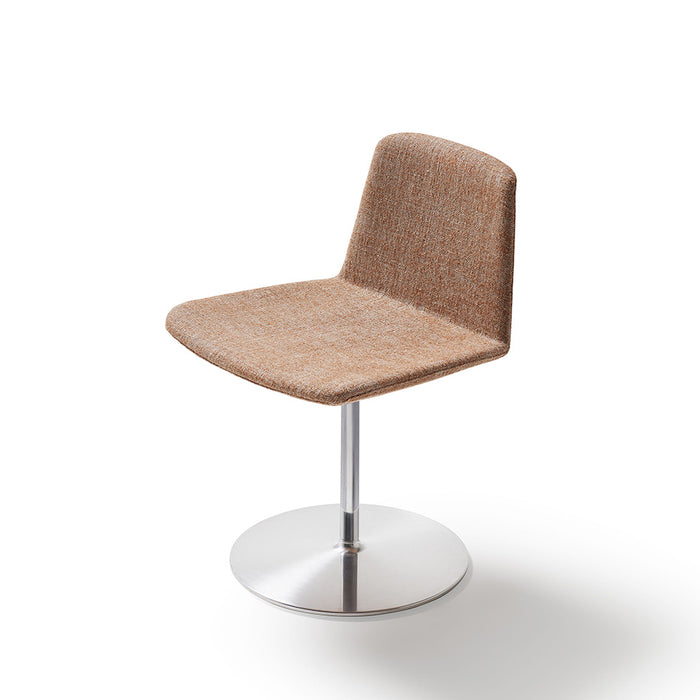 KN07 Swivel Armless Chair in Column base