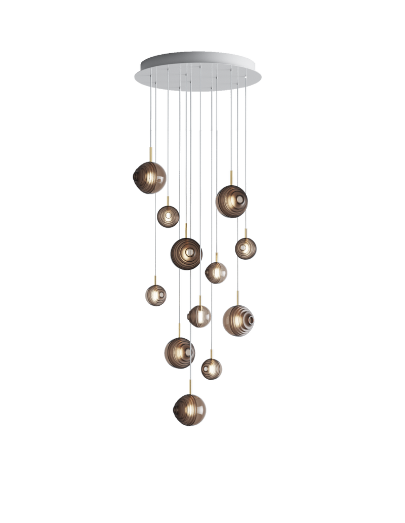 Chandeliers dark & bright star 12 pcs - MyConcept Hong Kong