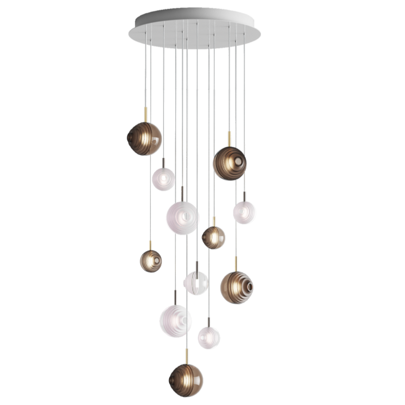 Chandeliers dark & bright star 12 pcs - MyConcept Hong Kong