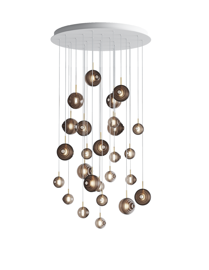 Chandeliers dark & bright star 26 pcs - MyConcept Hong Kong