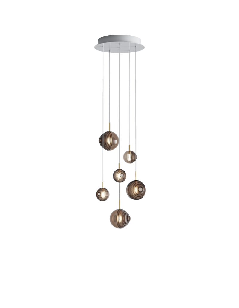 Chandeliers dark & bright star 6 pcs - MyConcept Hong Kong