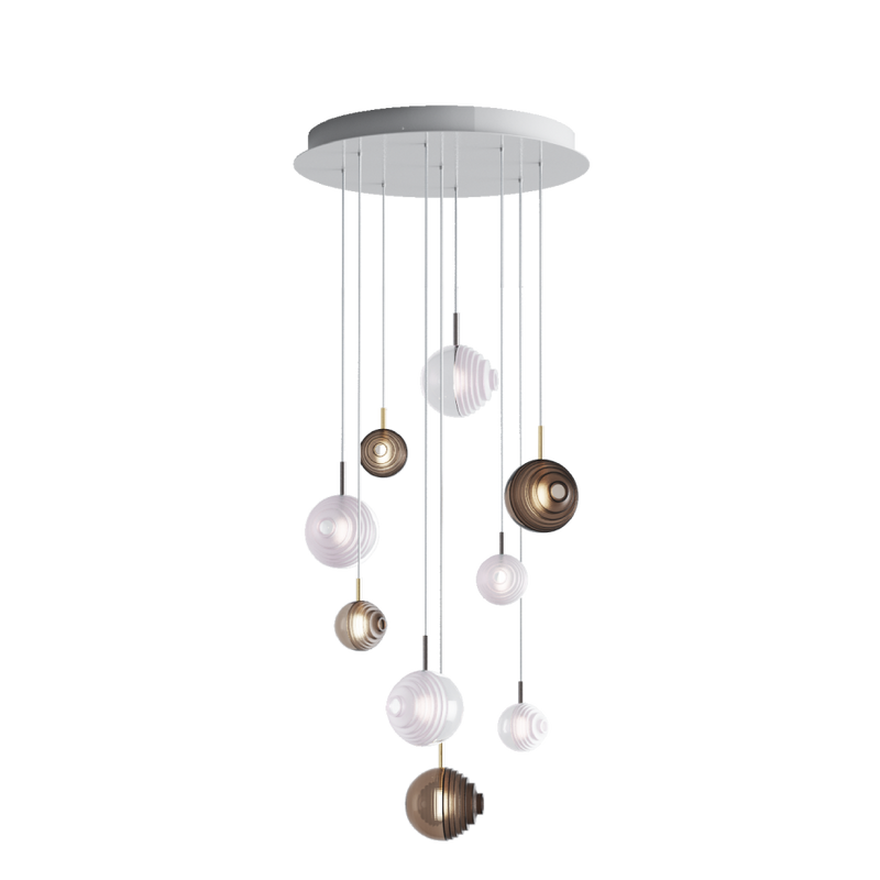 Chandeliers dark & bright star 9 pcs - MyConcept Hong Kong