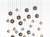 Chandeliers dark & bright star 26 pcs - MyConcept Hong Kong