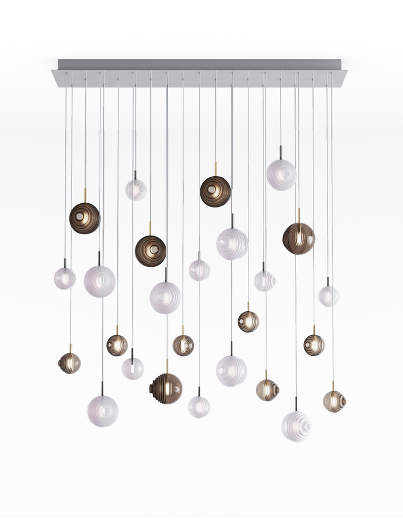 Chandeliers dark & bright star 26 pcs - MyConcept Hong Kong