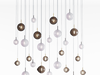 Chandeliers dark & bright star 26 pcs - MyConcept Hong Kong