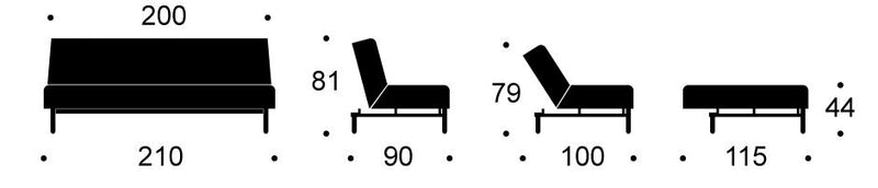 Buri Stem Sofa - No Arms - MyConcept Hong Kong
