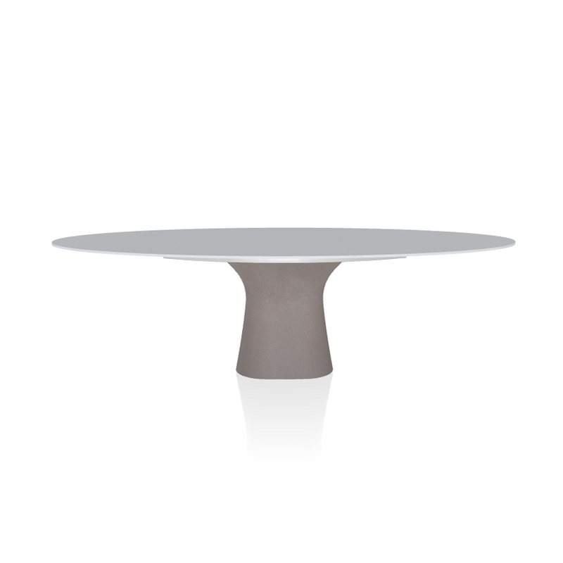 Podium Elliptical Crystal Table - MyConcept Hong Kong
