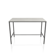 Moon Rectangular Marble/Ceramic Outdoor High Table - MyConcept Hong Kong