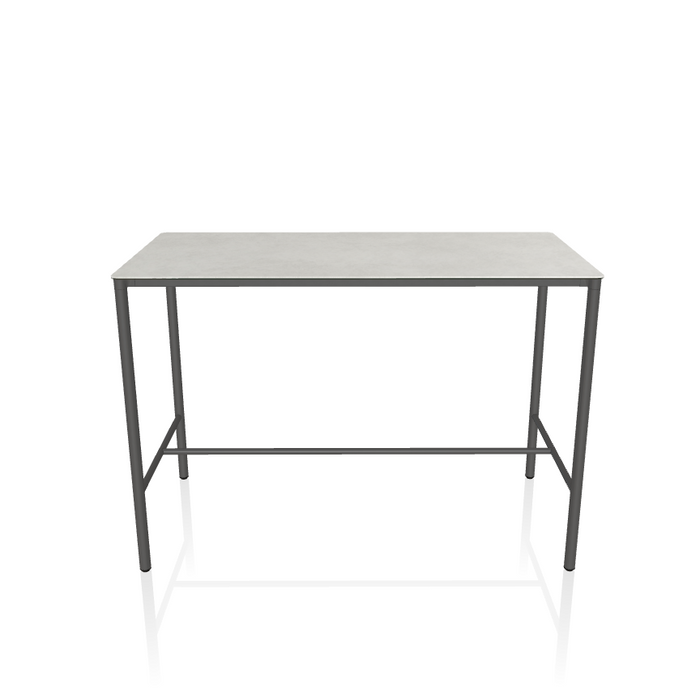 Moon Rectangular Marble/Ceramic Outdoor High Table