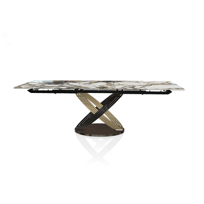 Fusion Extandible Rectangular Marble/Ceramic Table