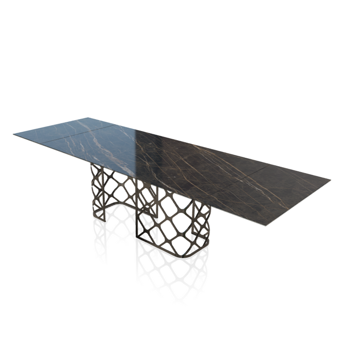 Majesty Extendable Rectangular Marble/Ceramic Table