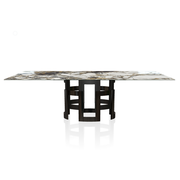Imperial Rectangular Marble/Ceramic Table