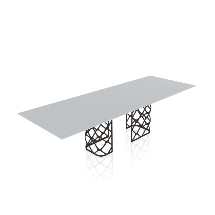 Majesty Extendable Rectangular Crystal Table - MyConcept Hong Kong