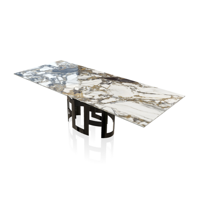 Imperial Rectangular Marble/Ceramic Table