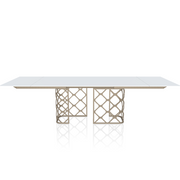 Majesty Extendable Rectangular Crystal Table - MyConcept Hong Kong