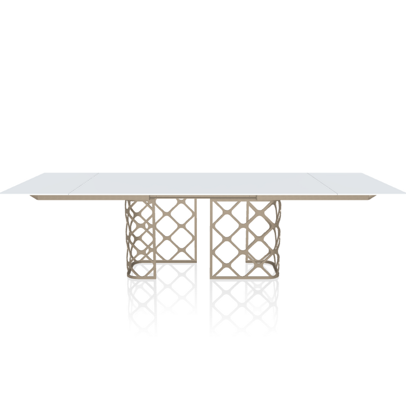 Majesty Extendable Rectangular Crystal Table - MyConcept Hong Kong