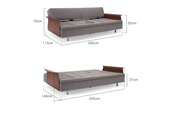 LONG HORN Armrest Sofa Bed - MyConcept Hong Kong