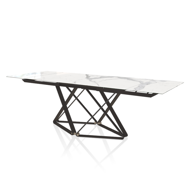 Delta Rectangular With Extensions Marble/Ceramic Table - MyConcept Hong Kong