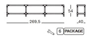 Steelwood Shelving System 1x3 H.54 cm - MyConcept Hong Kong