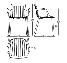 Plato Stacking Armchair