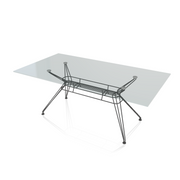 Sander Rectangular Crystal Table - MyConcept Hong Kong
