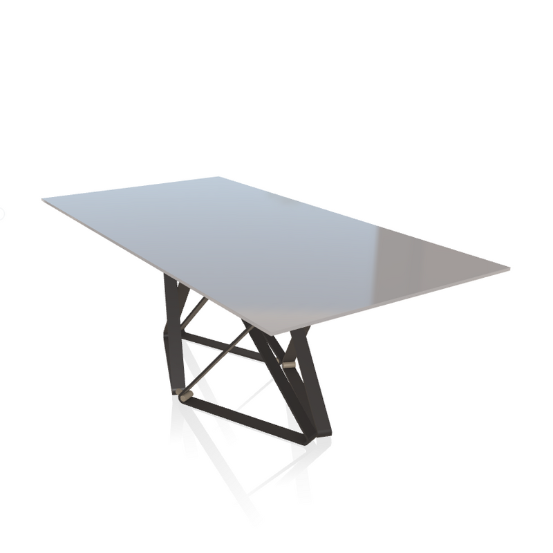 Delta Rectangular Crystal Table - MyConcept Hong Kong
