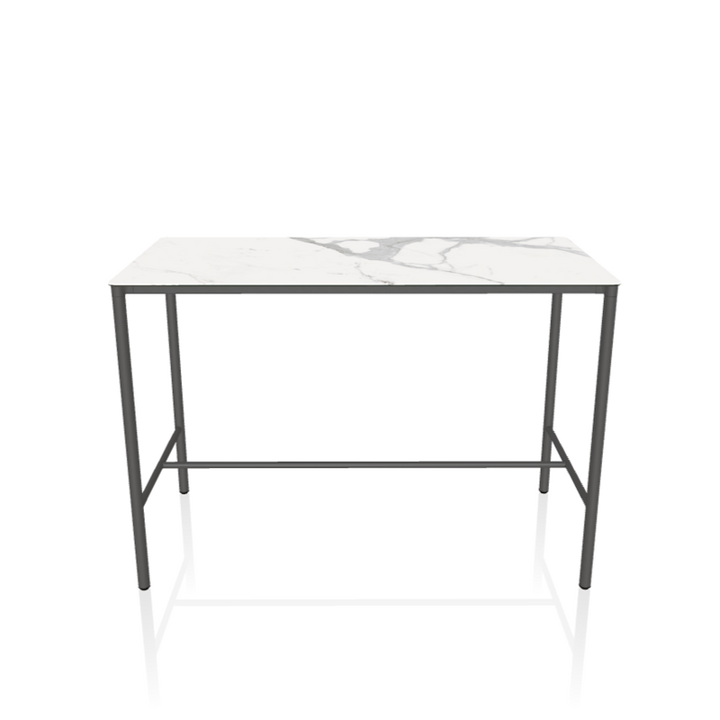 Moon Rectangular Marble/Ceramic Outdoor High Table - MyConcept Hong Kong