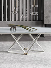 Delta Extendable Barrel Crystal Table - MyConcept Hong Kong