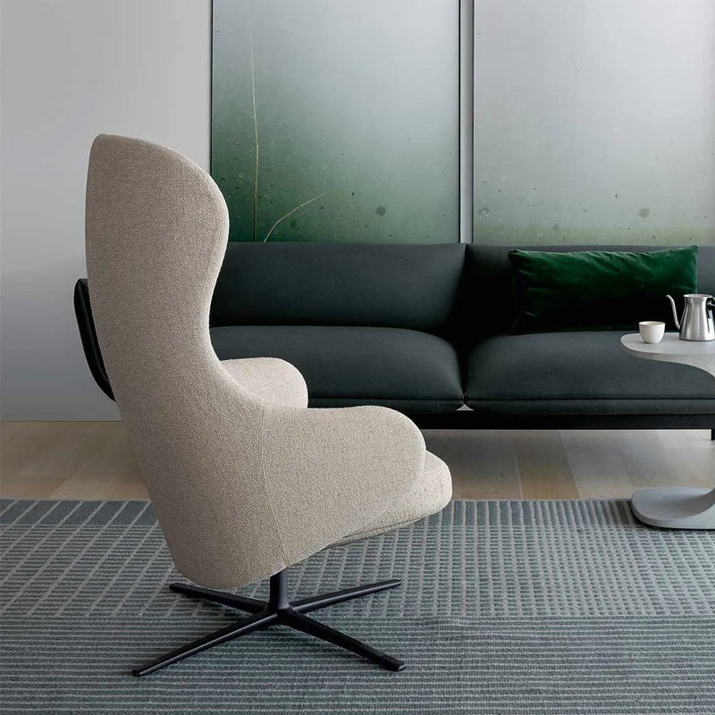 DUA Relax Swivel Trestle Lounge Chair - MyConcept Hong Kong