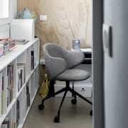 DUA Trestle with Castors Chair - Backrest 3(With Armrest) - MyConcept Hong Kong