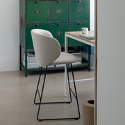 DUA Counter Stool on Sled Base - Backrest 2 - MyConcept Hong Kong