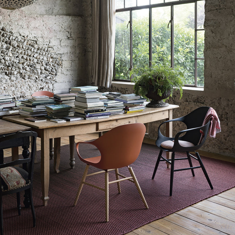 ELEPHANT Wooden Base Chair - Polyurethane Seat - MyConcept Hong Kong