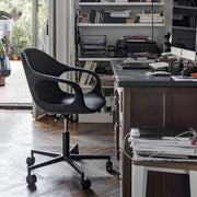 ELEPHANT Chair 5 Spoke Base with Castors - Fabric Upholstered Seat - MyConcept Hong Kong