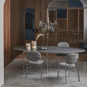 Glamour Elliptical Crystal Table - MyConcept Hong Kong