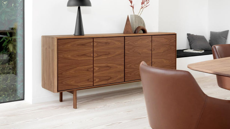 SM 544 Sideboard (2 Folding Doors/1 Long Shelf/3 Short Shelves/2 Drawers) - MyConcept Hong Kong