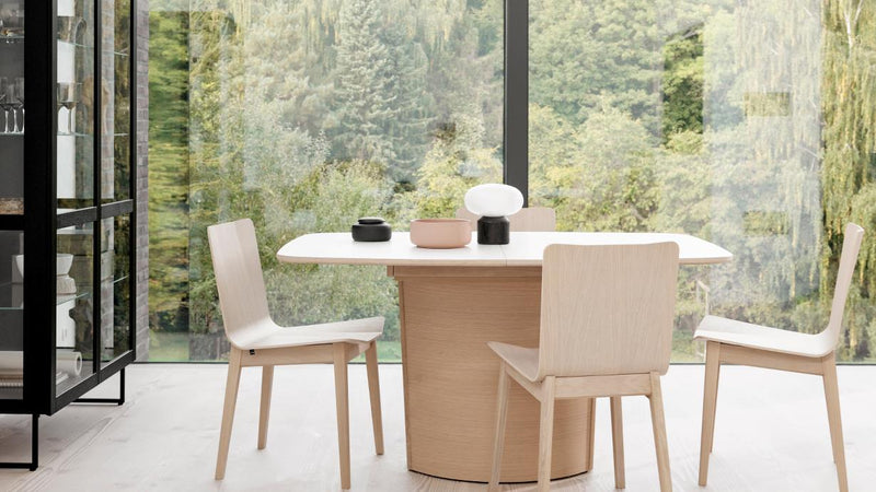 SM 807 Dining Chair Wooden Legs (Veneered Shell) - MyConcept Hong Kong