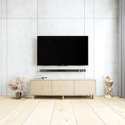 SM 411 TV Cabinet (3 wooden doors / 3 short shelves) - MyConcept Hong Kong