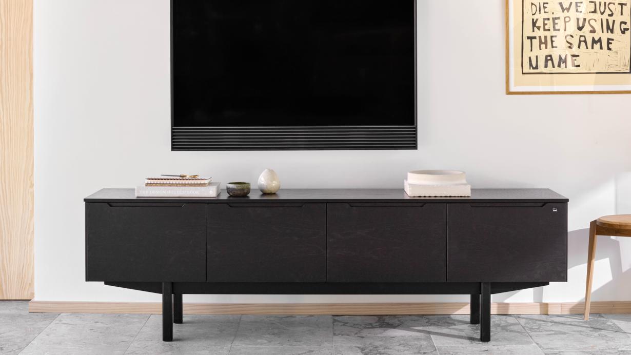 SM 305 TV Cabinet (4 doors/1 long shelf/2 short shelves) - MyConcept Hong Kong